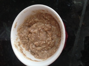 Freshly ground nut butter. This is a mixture of almonds & pecans.